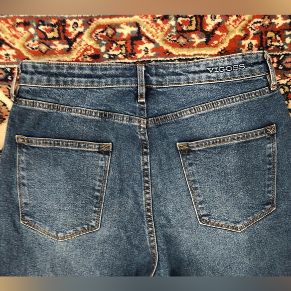 VIGOSS High Rise Friday Tapered Boyfriend Jeans 28 Inseam 26 EUC - Picture 5 of 9